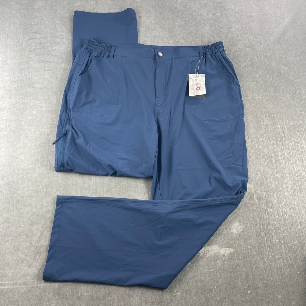 Baleaf Men XXL Blue Hiking Pants Lightweight Quick Dry Stretch Performance